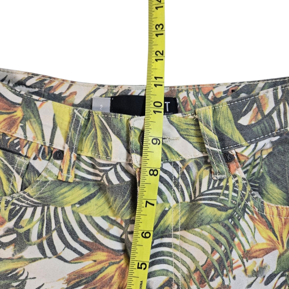 KUT Tropical Print Women's Shorts Sz 2 - Picture 6 of 8